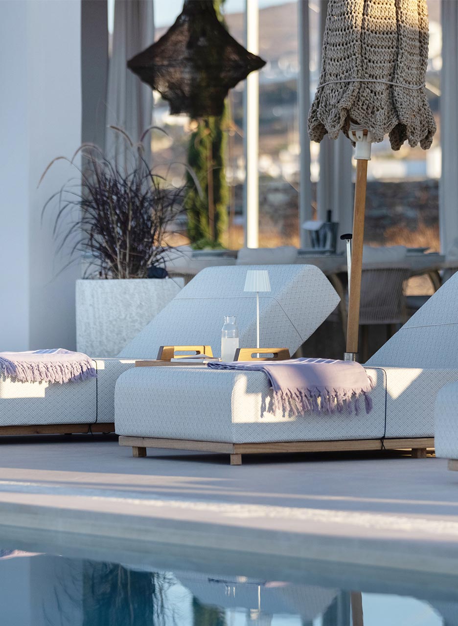 Φωτογραφία από την πισίνα του καταλλύματος