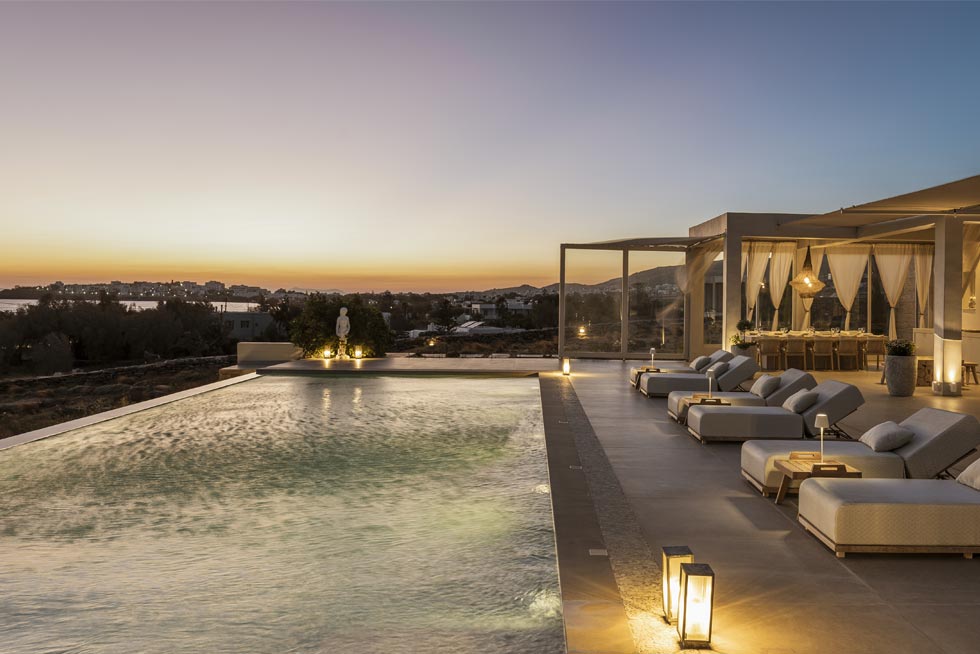 Φωτογραφία από την πισίνα του καταλλύματος